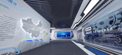 现代科技展厅3D模型下载